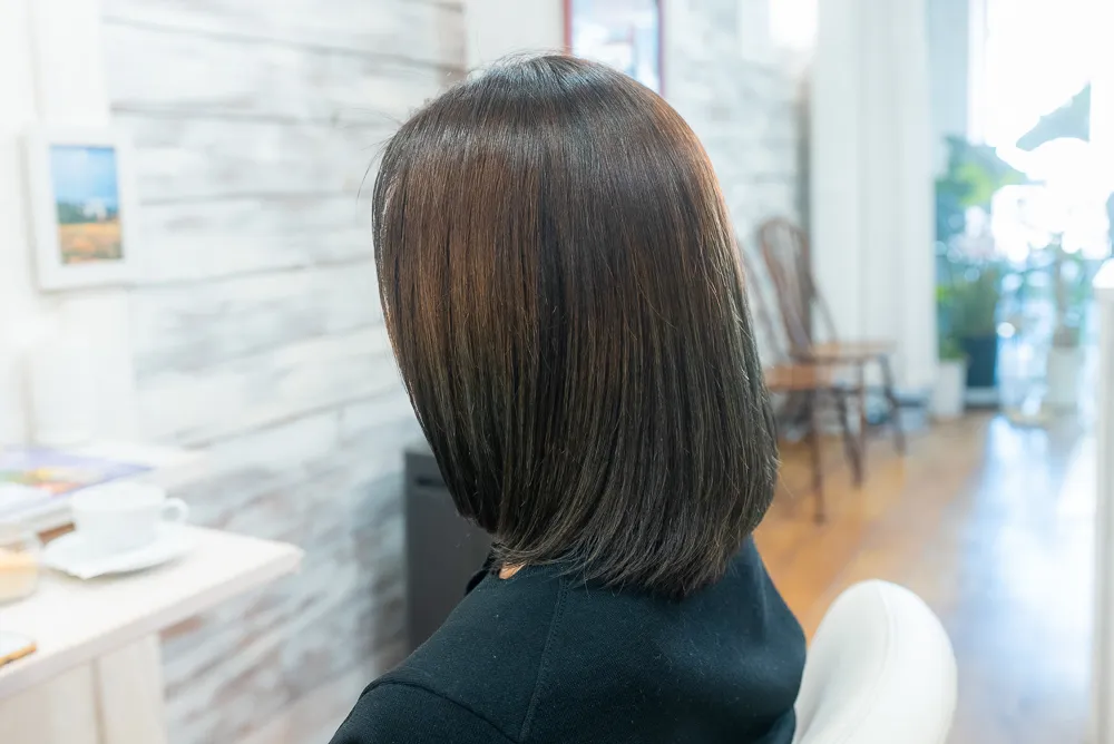 京都白髪染めゼロタッチカラーオーガニックカラー仕上がりヘナ履歴