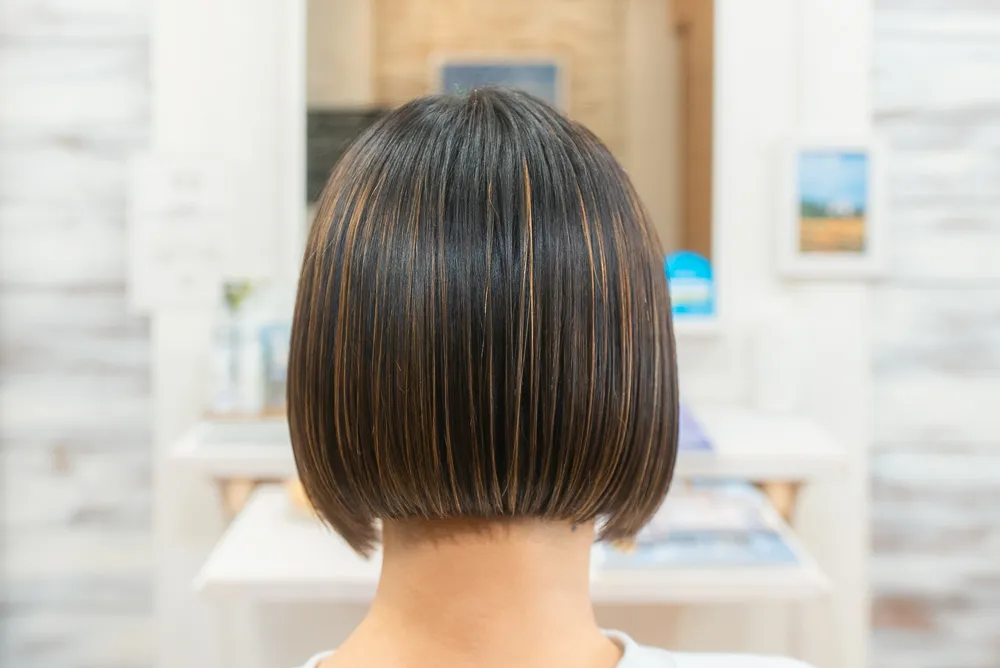 京都ゼロタッチカラー白髪染めオーガニックカラー仕上がり