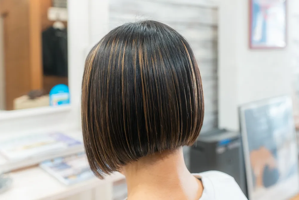 烏丸丸太町ゼロタッチカラー白髪染めヴィラロドラ仕上がり